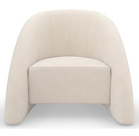 Movement Ivory Performance Fabric Upholstered Accent Chair
