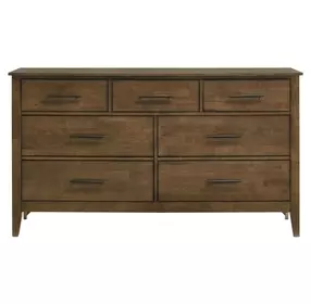 Andover Walnut 7 Drawer Dresser