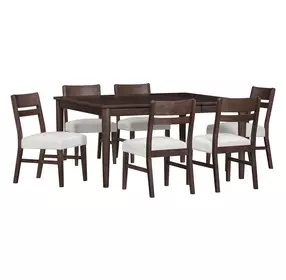 West End Saddle Brown Extendable Square Dining Room Set