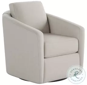 Daisey Maximus Eggshell Swivel Glider