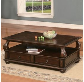 Amado Walnut Rectangular Cocktail Table
