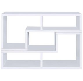 Velma White Convertible TV Console