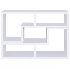 Velma White Convertible TV Console