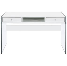 Dobrev Gloss White Computer Desk