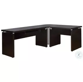 Skylar Cappuccino L Shape Desk