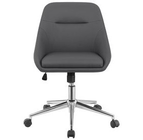 Jackman Grey Upholstered Office Chair