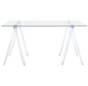 Amaturo Clear Acrylic Writing Desk