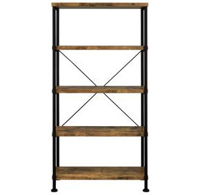 Analiese Antique Nutmeg and Black Bookcase
