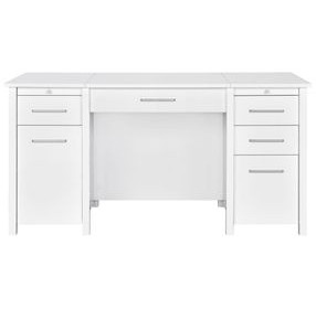 Dylan High Gloss White Lift Top Office Desk