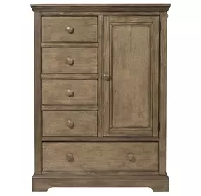 Hanley Cashew 5 Drawer Chifferobe