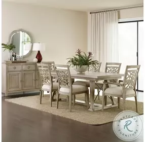 Summit Carrington Oyster Extendable Dining Room Set