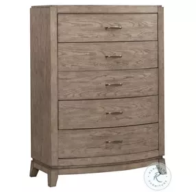 Avalon Burnished Beige 5 Drawer Chest