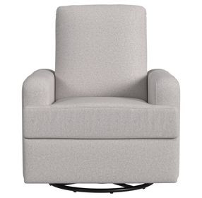 Trey Glider Stormy Gray Upholstered Rocker Power Recliner with USB Charging