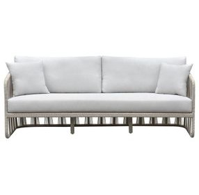 Alexa Outdoor Seating White 79" Outdoor Sofa