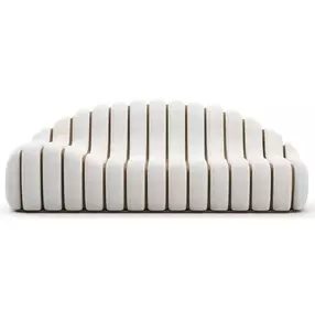 Chrysalis Ivory 90" Sofa