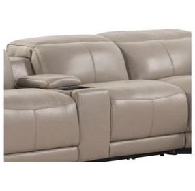 Ridgeway Gray Shark Skin Leather Armless Chair