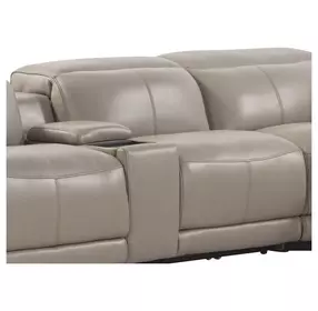 Ridgeway Gray Shark Skin Leather Armless Chair