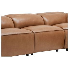 Ulstead Tan Husk Leather Armless Chair