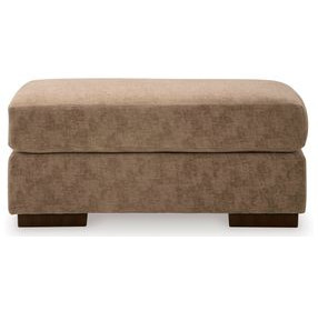 Meadowleaf Pecan Upholstered Rectangular Ottoman