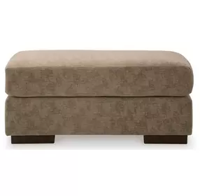 Meadowleaf Pecan Upholstered Rectangular Ottoman