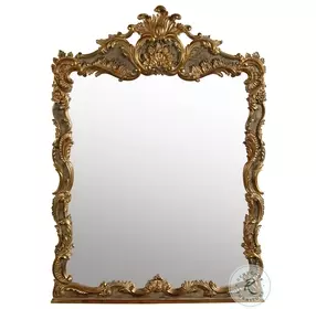 Bellucci Grecian Crackled Gold Mirror