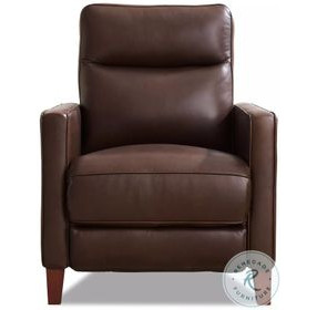 Arden Chestnut Leather Zero Gravity Power Recliner with Power Headrest and USB Charging