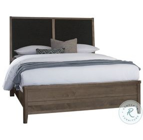 Woodbridge Black Upholstered Low Profile Bed