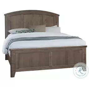 Woodbridge Dark Cashmere Queen Arch Panel Bed
