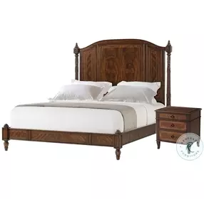 Brooksby Light Distressing Low Profile Panel Bedroom Set