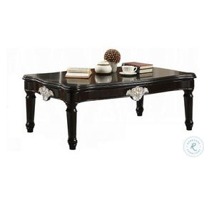 Ernestine Black Rectangular Coffee Table