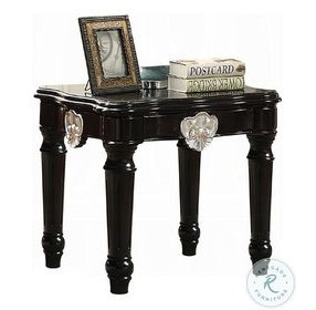 Ernestine Black Square End Table