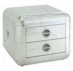 Brancaster Silver Square End Table