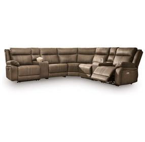 Ultra Max Biscotti 7 Piece Modular Power Reclining Sectional with USB Charging