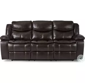 Bastrop Dark Brown Reclining Sofa
