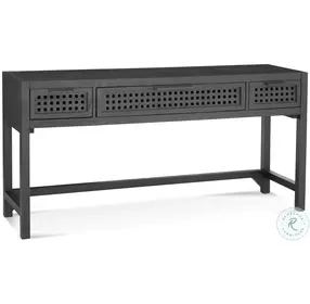 Pentak Matte Black 2 Drawer Desk