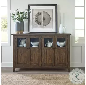 Midland Falls Rustic Brown Buffet
