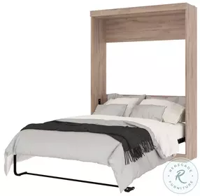 Pur Rustic Brown 59" Full Murphy Bed