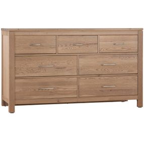 Tide And Timber Clear Oak 7 Drawer Dresser