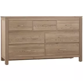 Tide And Timber Clear Oak 7 Drawer Dresser
