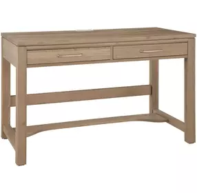 Tide And Timber Clear Oak 2 Drawer Laptop Desk