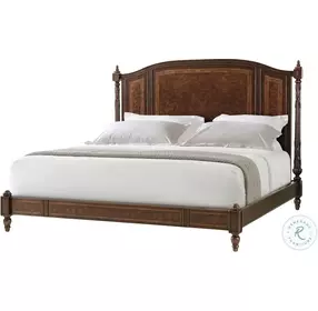 Brooksby Light Distressing King Low Profile Panel Bed