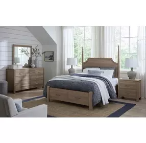 Tide And Timber Gray Oak Pencil Poster Storage Bedroom Set