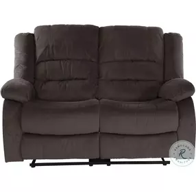 Jarita Chocolate Double Reclining Loveseat