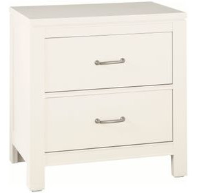 Tide And Timber White Maple 2 Drawer Nightstand