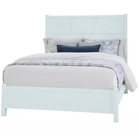 Tide And Timber Blue Maple King Fretwork Panel Bed