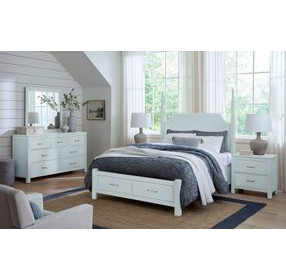 Tide And Timber Blue Maple Pencil Poster Storage Bedroom Set