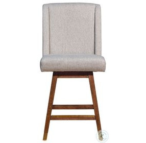 Constantine Taupe Swivel Bar Stool