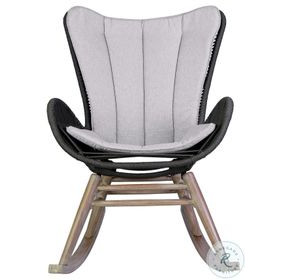 Mateo Charcoal Outdoor Rocking chair
