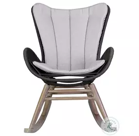 Mateo Charcoal Outdoor Rocking chair