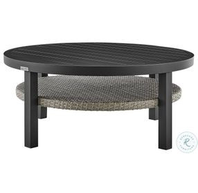 Palma Black Outdoor Round Coffee Table